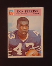 1966 Philadelphia Don Perkins #62, EX, No Creases