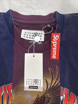 Supreme MM6 Maison Margiela Split S/S Top Navy Large | eBay