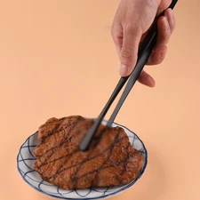 2PCS Kitchen Tongs for Cooking Precision Serrated Tips Cooking Tongs Tweezers Pr