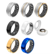 Smart Health Tracking Ring with Heart Rate, Blood Oxygen & Sleep Monitor