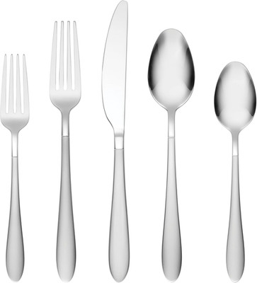 Cambridge Silverware Set, Kailani Sand 20 Piece, Service for 4, 18/0 Stainless S