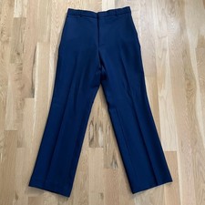 Flying Cross Pants Men  s Size 32X33 Blue New USA Command Straight Leg