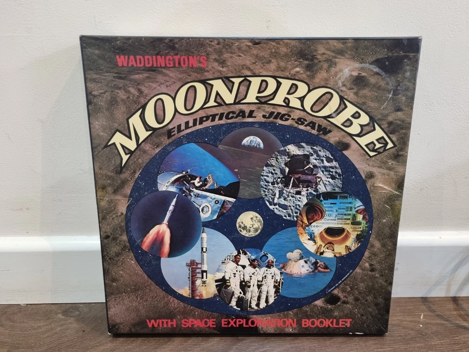 Waddington's Moonprobe Rare Elliptical 600 Piece JigSaw Puzzle Space + more - Image 2 of 4