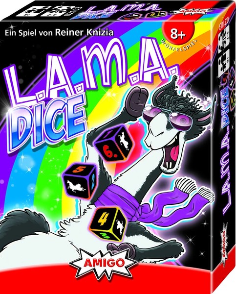 Amigo Kartenspiel Lama Dice | Ab 8 Jahren | 2-6 Spieler | 20 + Minuten-image