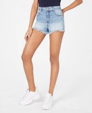 Rewash Juniors Ripped Frayed Denim Shorts Size 0