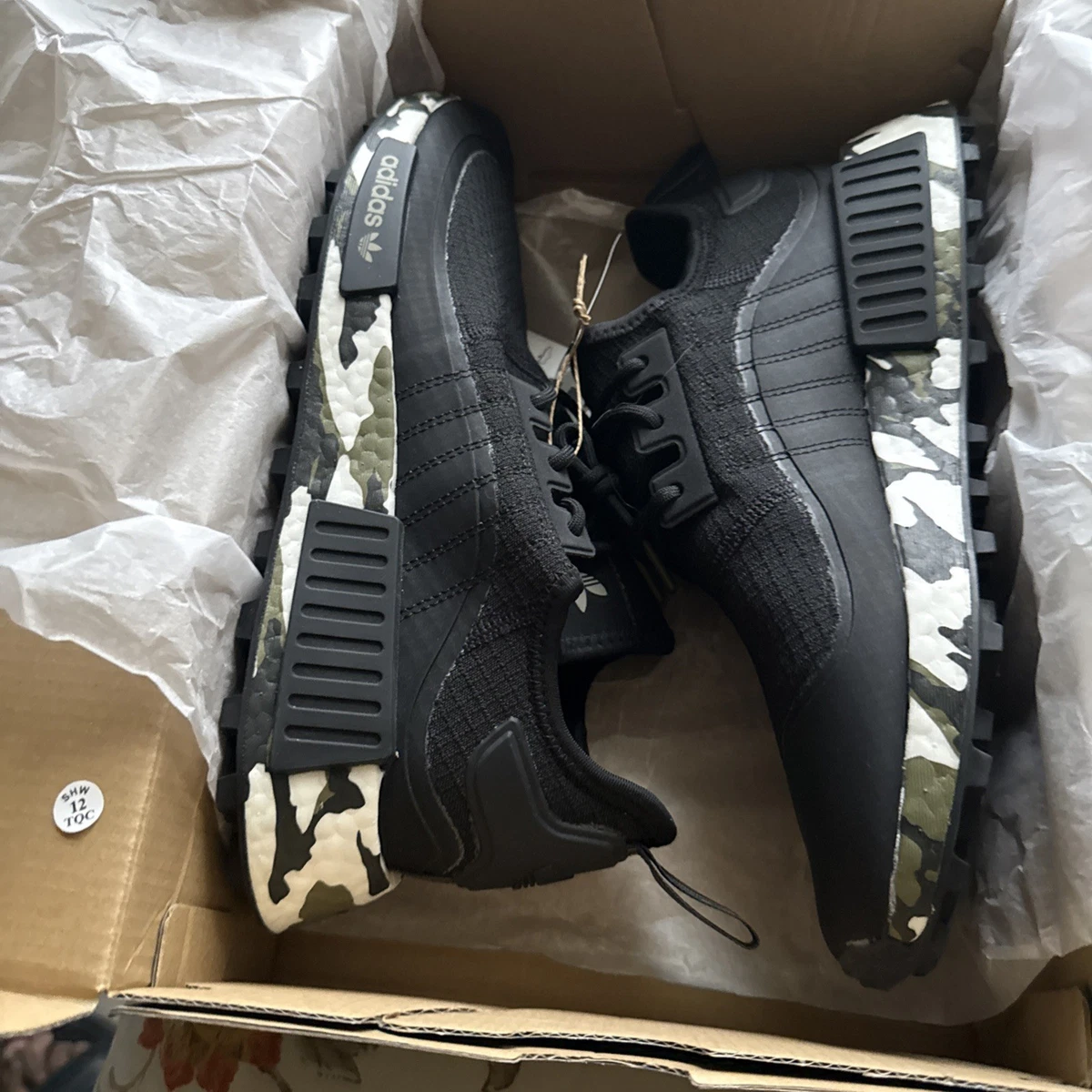 Adidas NMD_R1 Black Camo Mens Running Shoe Sneaker Size 10 Amazon.com | adidas Originals NMD_R1 TR GW0605 Fashion  main image 3