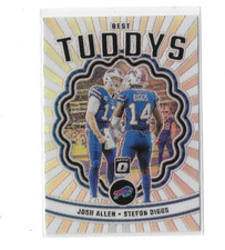 2023 Panini Donruss Optic Best Tuddys Josh Allen Stefon Diggs #BT-JS