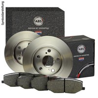 Bremsscheiben 236Mm + BeläGe Vorne FüR Opel Astra F CC Vectra Corsa A