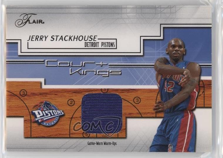 2002-03 Flair Court Kings Game Used Jerry Stackhouse #CK-JS 02zw