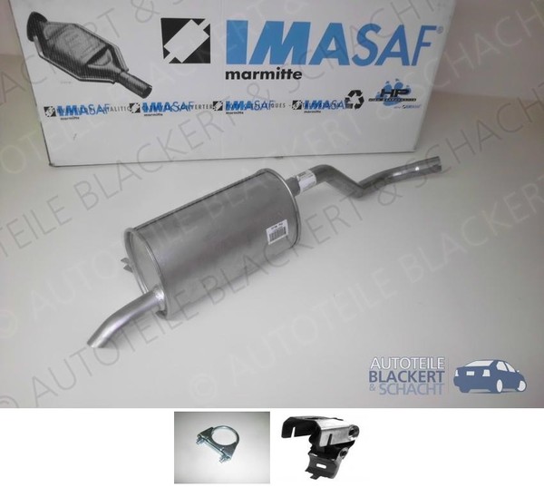 Imasaf ESD Auspuff Endtopf für Renault Clio III 1.5 Dci 55/65KW M. PDF-image