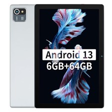 AEEZO MB1001-SR 10 inch Tablet Android 13 Tablets, Quad-Core Tablet PC, 6GB RAM,