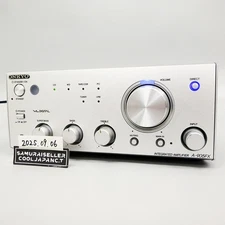 ONKYO A-905FX Pre-Main Integrated Stereo Amplifier Silver Audio VL Digital Used