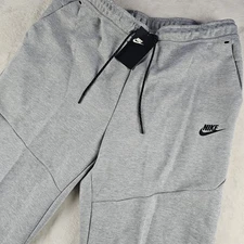 Nike Tech Fleece Joggers Pants Cuffed Men's Size XL Heather Grey OG CU4495-063 ✅