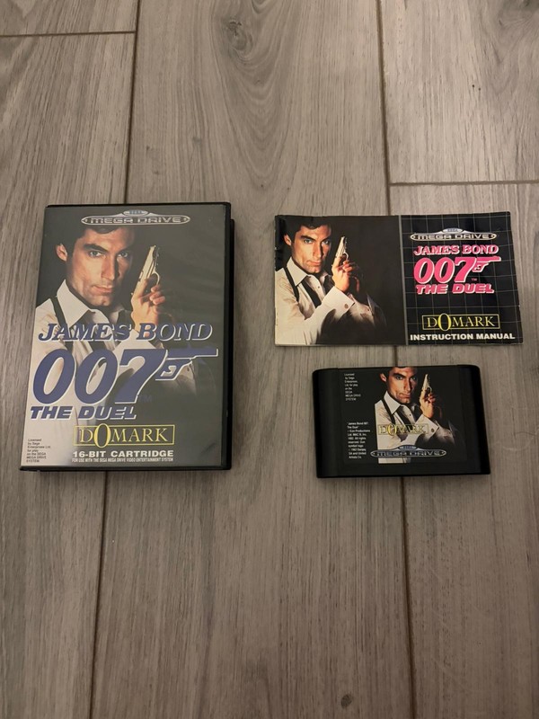 James Bond 007 The Duel Sega With Manual Mega Drive 1992 tested working