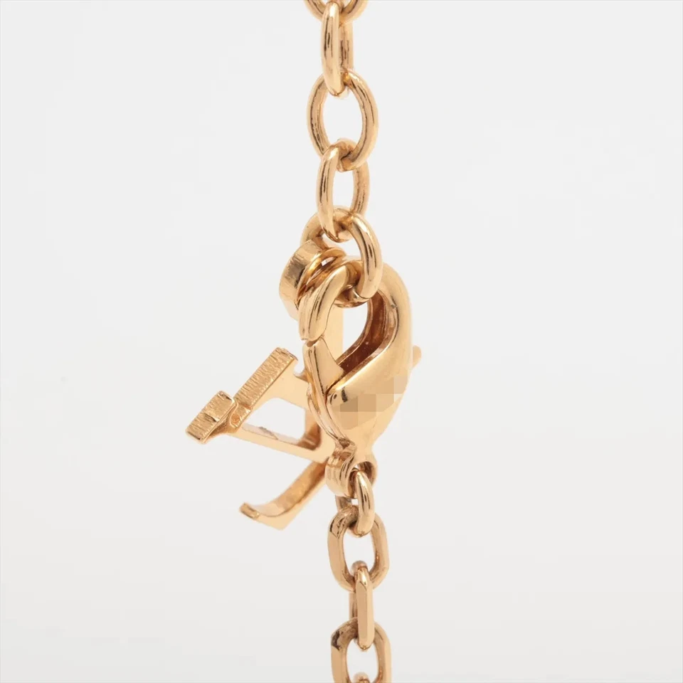 Collar Louis Vuitton M66516 Pandantif Lock Me LE1101 GP x resina oro Foto 3 de 4