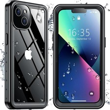 iPhone 13 Case Waterproof, Built-in Lens Screen Protector, Heavy Duty Protecti