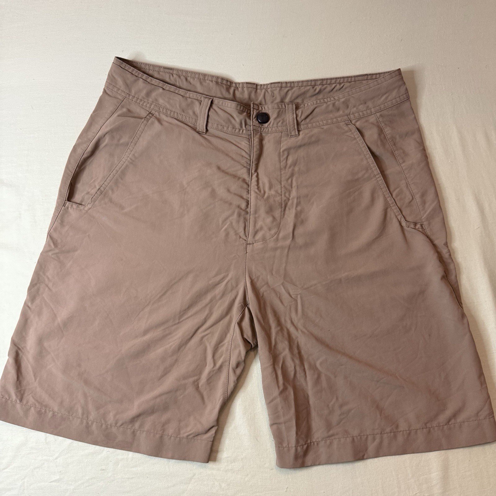 GenTeal Shorts Men M Tan Dockside Cool Lightweight Performance
