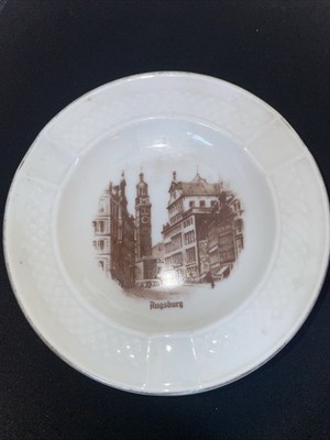 Rugsburg Souvenir Johann Haviland Bavaria Antique Hotel Ashtray