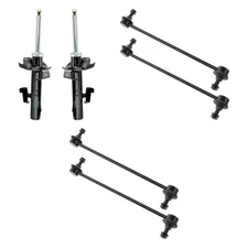 For Mazda 3 2010-2013 TRQ Front Struts & Stabilizer Bar Link Kit