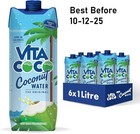 6X1L Vita Coco Original Coconut Water Multipack BBE 10-12-25 RRP £16 Sale £13.49