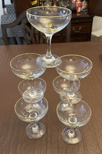 VINTAGE Babycham Glasses 1950s White Bambi x7