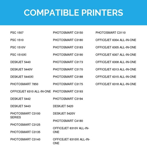 8PK #92 #93 C9362WN C9361WN for HP COLOR/BLACK Ink Cartridge PSC 1507 1510 1510v - Picture 7 of 7