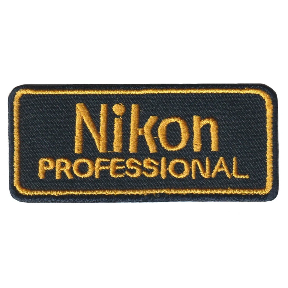 Wholesale Nikon Professional Camera Logo Size 3.5"x1.5" Sew Iron On Patch DIY - Image 4 of 4