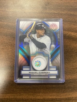 2026 Topps Tribute Miguel Cabrera Stamp of Approval Blue /150 Tigers #SOA-MC
