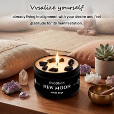 new moon Scented Candles 3oz Law of Attraction Manifestation Energy