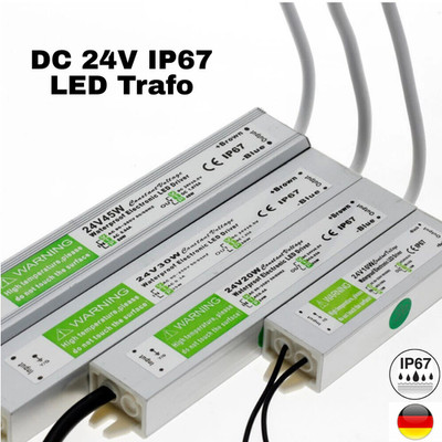 DC 24V Wasserdicht Trafo Netzteil LED Transformator Treiber Schaltnetzteil IP67