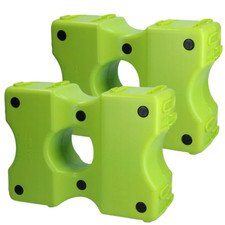 2 x Pylonetti Pferd - für alle Standardstangen - Cavaletti Block  - 2 Stück Gelb