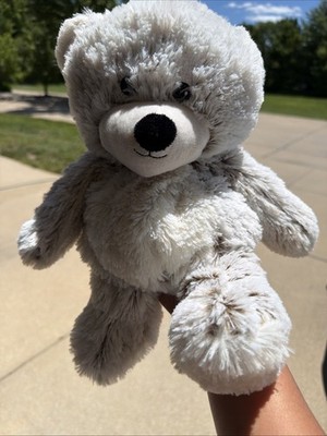 Warmies Microwavable Plush Gray Bear Lavender Scented Weighted Stuffed Animal