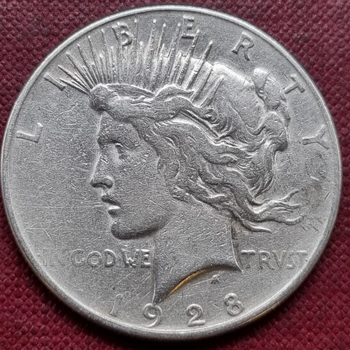 1928 S Peace Dollar $1 Silver Better Grade XF + #96867