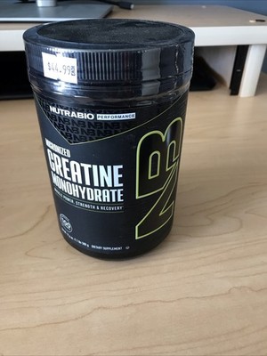 NutraBio Creatine Monohydrate 100 Servings