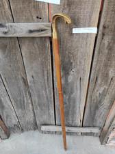 Bastone da passeggio fatto a mano testa con manico di serpente bacchette soli...