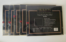 Lot of 5 Holson Classic Design Yor Own Photo Album Refills Magnetic Pages Sealed
