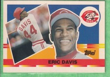 1990 Topps Big #72 Eric Davis Cincinnati Reds (B* on Back)