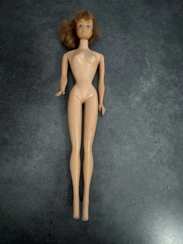 Vtg Midge Barbie Doll 1950s 1960s Strawberry Blonde Freckles Mattel