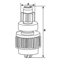 Hc-Cargo Freilaufgetriebe, Starter F 032 132 942