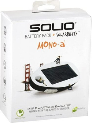 Solio Mono-A Hybrid Solar Charger - High Efficiency - Lithium-Ion Battery Pac...