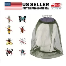 Mosquito Head Net Hat, Safari Hat Sun Hat with Mesh Protection from Insect