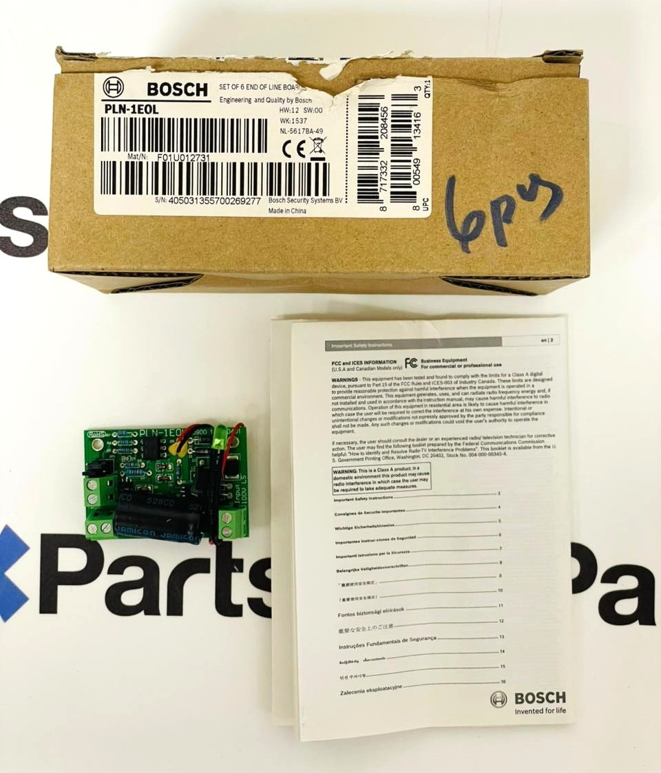 Bosch PLN-1EOL Plena End-of-Line Supervision Board (6 Pcs In Box)