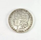 1884 Morgan Silver Dollar - no mint mark  - AU