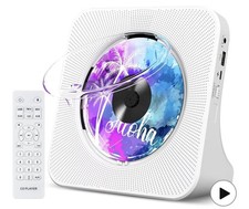 Portable CD Player with Bluetooth, Gueray Desktop CD Players for Home, Bulit-in