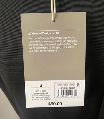 Robe Cocktail Jason Wu Pour Target – Noire, Coupe A, Taille 2, édition 20e Anniversaire, Neuve Avec étiquette