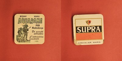 Supra Chevalier Marin Aquarama Blankenberge Brewery Beer Mat Beer