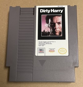 DIRTY HARRY Game cartridge complete with Box, Manual Nintendo NES