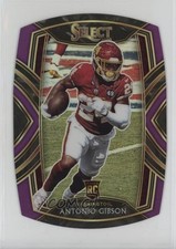 2020 Panini Select Club Level Purple Prizm Die-Cut Antonio Gibson #272 1bm4