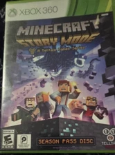 Minecraft: Story Mode - Season Pass Disc (Xbox 360, 2015) Cib