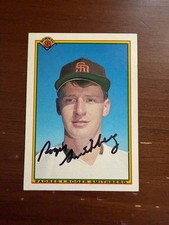 Signed 1990 Bowman - Roger Smithberg